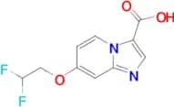 7-(2,2-DIFLUOROETHOXY)IMIDAZO[1,2-A]PYRIDINE-3-CARBOXYLIC ACID