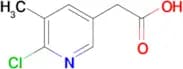 2-(6-CHLORO-5-METHYLPYRIDIN-3-YL)ACETIC ACID