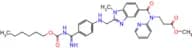 Methyl 3-{1-[2-({[4-({[(hexyloxy)carbonyl]amino}methanimidoyl)phenyl]amino}methyl)-1-methyl-1H-1,3…