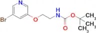 TERT-BUTYL (2-((5-BROMOPYRIDIN-3-YL)OXY)ETHYL)CARBAMATE