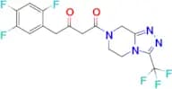 1-[5,6-DIHYDRO-3-(TRIFLUOROMETHYL)-1,2,4-TRIAZOLO[4,3-A]PYRAZIN-7(8H)-YL]-4-(2,4,5-TRIFLUOROPHENYL…