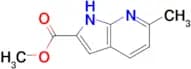 METHYL 6-METHYL-1H-PYRROLO[2,3-B]PYRIDINE-2-CARBOXYLATE