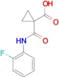 1-[(2-FLUOROPHENYL)CARBAMOYL]CYCLOPROPANECARBOXYLIC ACID