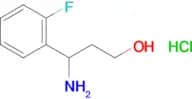 3-AMINO-3-(2-FLUORO-PHENYL)-PROPAN-1-OL HCL