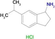 6-(PROPAN-2-YL)-2,3-DIHYDRO-1H-INDEN-1-AMINE HCL