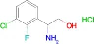 2-AMINO-2-(3-CHLORO-2-FLUOROPHENYL)ETHAN-1-OL HCL