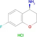 (4S)-7-FLUORO-3,4-DIHYDRO-2H-1-BENZOPYRAN-4-AMINE HCL