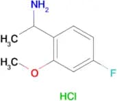 1-(4-FLUORO-2-METHOXYPHENYL)ETHAN-1-AMINE HCL