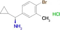 (S)-(4-BROMO-3-METHYLPHENYL)(CYCLOPROPYL)METHANAMINE HCL