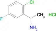 (S)-1-(2-CHLORO-5-FLUOROPHENYL)ETHAN-1-AMINE HCL