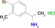 1-(4-BROMO-3-METHYLPHENYL)ETHAN-1-AMINE HCL