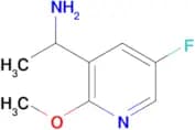 1-(5-FLUORO-2-METHOXYPYRIDIN-3-YL)ETHAN-1-AMINE