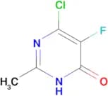 6-chloro-5-fluoro-2-methyl-3,4-dihydropyrimidin-4-one