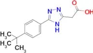 2-[5-(4-tert-butylphenyl)-4H-1,2,4-triazol-3-yl]acetic acid