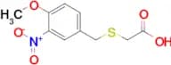 2-((4-METHOXY-3-NITROBENZYL)THIO)ACETIC ACID