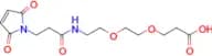3-[2-[2-[[3-(2,5-DIHYDRO-2,5-DIOXO-1H-PYRROL-1-YL)-1-OXOPROPYL]AMINO]ETHOXY]ETHOXY]PROPANOIC ACID