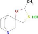2-METHYL-1′-AZASPIRO[[1,3]OXATHIOLANE-5,3′-BICYCLO[2.2.2]OCTANE] (HCL)