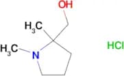 (1,2-DIMETHYLPYRROLIDIN-2-YL)METHANOL HCL