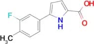 5-(3-FLUORO-4-METHYLPHENYL)-1H-PYRROLE-2-CARBOXYLIC ACID