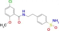 4-[2-(5-CHLORO-2-METHOXYBENZAMIDO)ETHYL]PHENYLSULFONAMIDE