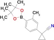 1-(3-METHYL-4-(4,4,5,5-TETRAMETHYL-1,3,2-DIOXABOROLAN-2-YL)PHENYL)CYCLOPROPANE-1-CARBONITRILE