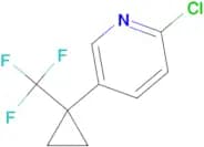 2-CHLORO-5-(1-(TRIFLUOROMETHYL)CYCLOPROPYL)PYRIDINE