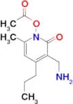 3-(AMINOMETHYL)-6-METHYL-4-PROPYLPYRIDIN-2(1H)-ONE ACETATE