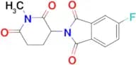 5-FLUORO-2-(1-METHYL-2,6-DIOXOPIPERIDIN-3-YL)ISOINDOLINE-1,3-DIONE