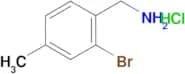 (2-BROMO-4-METHYLPHENYL)METHANAMINE HYDROCHLORIDE