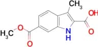 6-(METHOXYCARBONYL)-3-METHYL-1H-INDOLE-2-CARBOXYLIC ACID