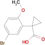 1-(5-BROMO-2-METHOXYPHENYL)CYCLOPROPANECARBOXYLIC ACID