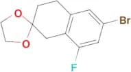 6'-BROMO-8'-FLUORO-SPIRO[1,3-DIOXOLANE-2,2'-TETRALIN]