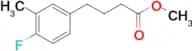 METHYL 4-(4-FLUORO-3-METHYLPHENYL)BUTANOATE