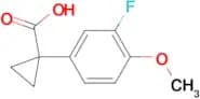 1-(3-FLUORO-4-METHOXYPHENYL)CYCLOPROPANECARBOXYLIC ACID