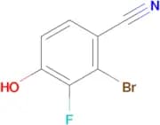 2-BROMO-3-FLUORO-4-HYDROXYBENZONITRILE