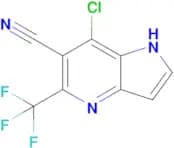 7-CHLORO-5-(TRIFLUOROMETHYL)-1H-PYRROLO[3,2-B]PYRIDINE-6-CARBONITRILE