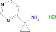 1-(PYRIMIDIN-4-YL)CYCLOPROPAN-1-AMINE HCL