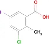 3-CHLORO-5-IODO-2-METHYLBENZOIC ACID