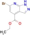 ETHYL 6-BROMO-1H-PYRAZOLO[3,4-B]PYRIDINE-4-CARBOXYLATE
