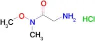 2-AMINO-N-METHOXY-N-METHYLACETAMIDE HCL