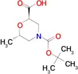 (2R,6S)-4-(TERT-BUTOXYCARBONYL)-6-METHYLMORPHOLINE-2-CARBOXYLIC ACID