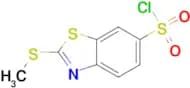 2-(METHYLTHIO)BENZO[D]THIAZOLE-6-SULFONYL CHLORIDE