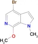 4-BROMO-7-METHOXY-1-METHYL-1H-PYRROLO[2,3-C]PYRIDINE