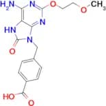 4-((6-AMINO-2-(2-METHOXYETHOXY)-8-OXO-7,8-DIHYDRO-9H-PURIN-9-YL)METHYL)BENZOIC ACID
