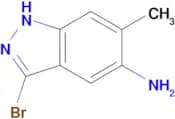 3-BROMO-6-METHYL-1H-INDAZOL-5-AMINE