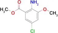 METHYL 2-AMINO-5-CHLORO-3-METHOXYBENZOATE