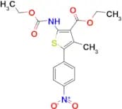 (ETHYL 2-(ETHOXYCARBONYLAMINO)-4-METHYL-5-(4-NITROPHENYL)THIOPHENE-3-CARBOXYLATE)