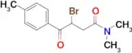 3-BROMO-N,N-DIMETHYL-4-OXO-4-(P-TOLYL)BUTANAMIDE