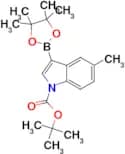 TERT-BUTYL 5-METHYL-3-(4,4,5,5-TETRAMETHYL-1,3,2-DIOXABOROLAN-2-YL)-1H-INDOLE-1-CARBOXYLATE
