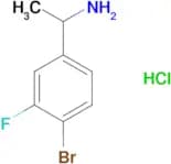 1-(4-BROMO-3-FLUOROPHENYL)ETHAN-1-AMINE HCL
